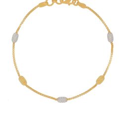 BHIMA 22KT Gold Ball-Charm Bracelet-image-26