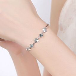 AQUASTREET 18K Rhodium-Plated & Silver-Toned Link Bracelet-image-50
