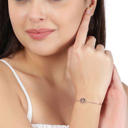 AQUASTREET Women Rose Gold-Plated Charm Bracelet-image-41