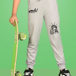 NUSYL Boys  Printed Ankle Length Track-image-49