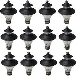 bene Garden Light Nice 16Cm (Black, Pack Of 12 Pcs) Gate Light Outdoor Lamp-picture-6