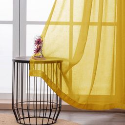 homemonde 152.4 cm (5 ft) Cotton Transparent Window Curtain Single Curtain-picture-14