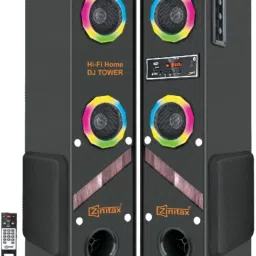 Zinitax Double Decker Pair Tower 2.0 – Hi-Fi Home DJ Tower Speakers with Bluetooth 100 W Bluetooth Tower Speaker-67