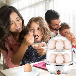arkcord Egg Boiler Cooking, Boiling Double Layer Egg Boiler Cooker & Double layar 14 egg boiar [multicolor] Egg Cooker image 5
