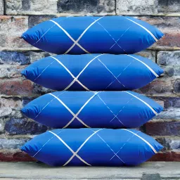 LUXURY Polyester Fibre Abstract Sleeping Pillow Pack of 4-10