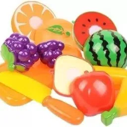 Sliceable Fruits Cutting Play Toy Set, Can Be Cut In 2 Parts Set for Kids-20