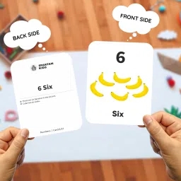 spartan kids Alphabet, Number, Colour & Shape Easy Learning For Kids Flash cards image 3