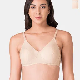 KOMLI Pack Of 2 Full Coverage Non Padded Cotton Everyday Bra With All Day Comfort-image-66