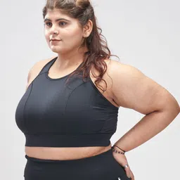 SPIRIT ANIMAL Plus Size Full Coverage Moisture Wicking High Support Workout Bra-picture-10