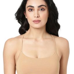BLOSSOM Full Coverage Non Padded Non-Wired T-strap Beginners Bra- All Day Comfort image 1