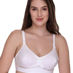 SONA Full Coverage Non Padded Non-Wired Cotton Everyday Bra With All Day Comfort-12