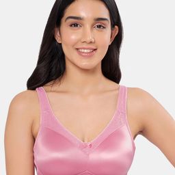 Amante Solid Non Padded Wirefree Elegant Super Support Bra - BRA78001-picture-14