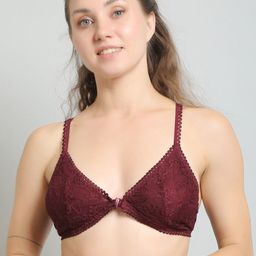 N-Gal Floral Lace Anti Odour Bralette Bra - Non Padded Full Coverage All Day Comfort-picture-26