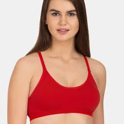 Tweens Full Coverage Non-Padded Beginners Slip-on Workout Sports Bra-picture-45