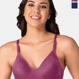 KOMLI Pack of 2 Cotton Full Coverage Bra-picture-49