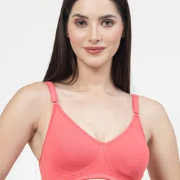 DressBerry Orange-Coloured Full Coverage All Day Comfort Everyday Bra-34