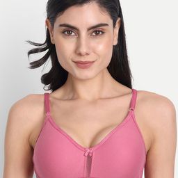 Aimly Full Coverage Non-Padded All Day Comfort Dry-Fit Seamless Cotton T-Shirt Bra-24