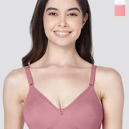 Kalyani Evlyn Pack of 3 Bra Medium Coverage Non Padded T-shirt Bra- All Day Comfort-picture-14