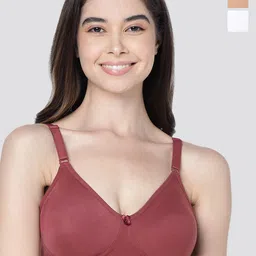 Kalyani Evlyn Pack of 3 Medium Coverage Non Padded Everyday Bras- All Day Comfort-30