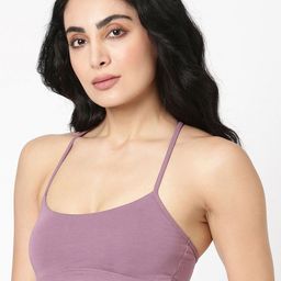 BLOSSOM Full Coverage Non Padded Non-Wired T-strap Beginners Bra- All Day Comfort image 2