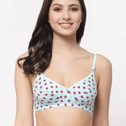 Docare Pack of 2 Polka Dot Printed Full Coverage Everyday Bras with All Day Comfort image 2