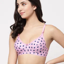 Docare Pack of 2 Polka Dot Printed Full Coverage Everyday Bras with All Day Comfort image 3
