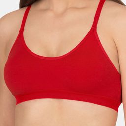 Tweens Full Coverage Non-Padded Beginners Slip-on Workout Sports Bra image 4
