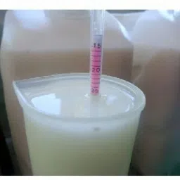 cisca Lactometer 2pc Portable Reusable Handheld Glass Lactometer Milk Purity Water Level Testing To Check Water In Milk Adulteration Milk Density Milk Adulteration Density Tester Check Water In Milk Thermometer (Clear) Hydrometer Hydrometer image 2