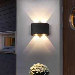 LED Waterproof 8W Up-down "U" Shape IP65 Light with Metallic Body Wall Lights Lamp Shade-32