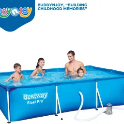 Swimming Pool for Kids and Adults Large Rectangular Water Pool 9.10x 6.7x 2.2 Inflatable Swimming Pool-26