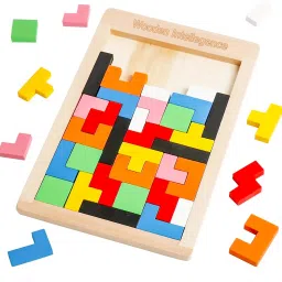 Wooden Russian Blocks Puzzles for Kids Adults, Wood Intelligence Puzzle for Kids-10