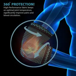 top solutions for every need Premium Unisex Compression Elbow Sleeves For Tendonitis | With 4D Stretch Elbow Support image 4