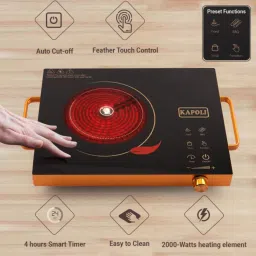 2000 W Radiant Cooktop Touch Panel, Jog Dial-44