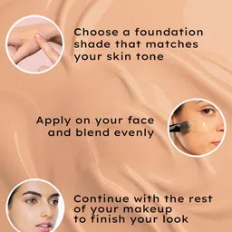 FACES CANADA 3 In 1 Flawless Matte Foundation - 30ml - Warm Natural 021 image 5