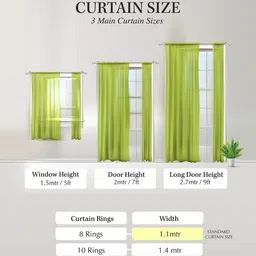 Cortina Set of 2 Damask Printed Window Curtains image 2
