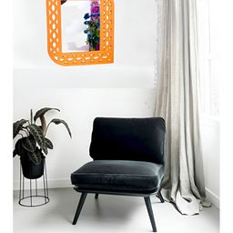 VAS collection home Orange MDF Wall Mirror Frame-picture-5