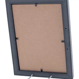 Golden Peacock Brown Textured Rectangular Photo Frame image 4
