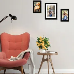RANDOM Set Of 3 Black Individual Photo Frames image 1