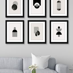 RANDOM Black & White 6 Pieces Wall Photo Frame-image-22