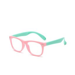 SYGA Kids Full Rim Computer Glass Square Frames-image-38