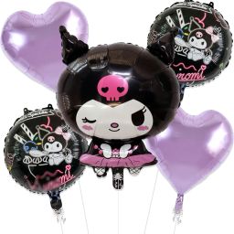 Printed Kuromi Foil Balloons for Kids, Girls Birthday Decorations Items Balloon-image-46