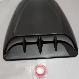 Car Decorative Air Flow Intake Hood Scoop Bonnet Vent Cover Stickers traingle Boonet Scoop-image-7