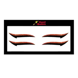 Comet Busters Glitter Eyeliner Sticker - Orange-image-39