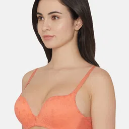 Wacoal Self Design Rapid-Dry Bra With Half Coverage image 4