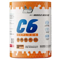Muscle Science C6 Explode Pre-Workout,  0.52 lb  Orange -7