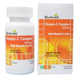 Bio Health Vitamin-C Complex,  60 tablet(s)  Orange -27