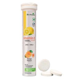 Bio Health Vitamin C+Zinc+Amla,  20 tablet(s)  Orange -15