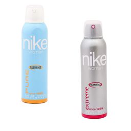 Nike Women Set Of 2 Extreme Long Lasting EDT Deodorants 200ml Each - Extreme & Pure-10