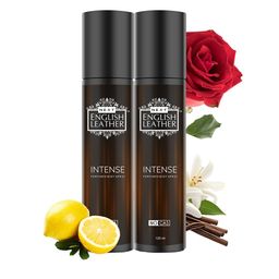 NEXT CARE English Leather Set Of 2 Intense Perfumed Body Spray Deodorant - 120ml Each-18