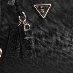 GUESS Saffiano Textured Structured Handheld Bag with Sling Strap image 2